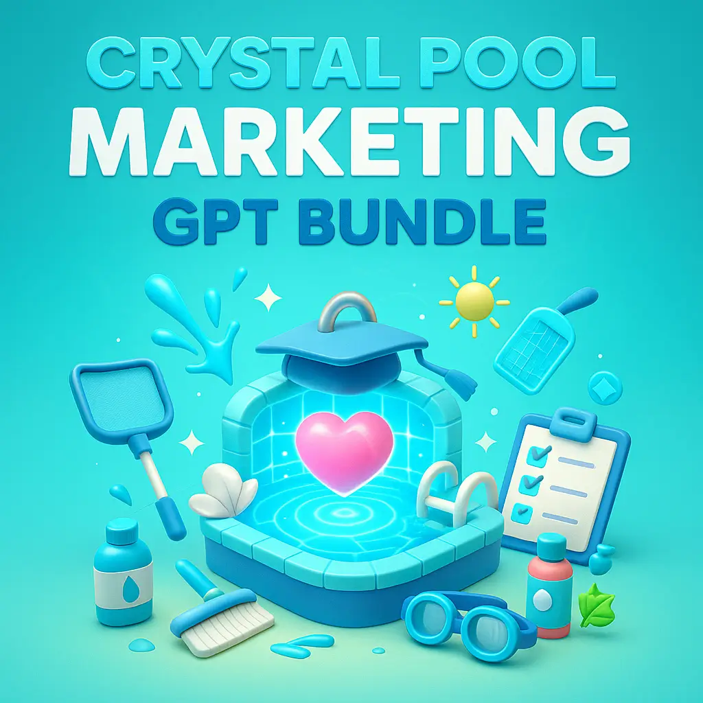Crystal Pool Marketing GPT Bundle for Pool Services